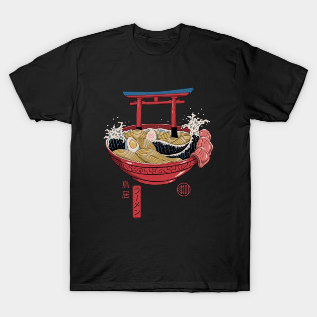 Sacred Ramen T-Shirt by Vincent Trinidad Art